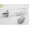 Buy cheap Sloping Shoulder Clear Glass Pump Bottles 40ml 60ml 80ml 100ml For Cosmetic Packaging from wholesalers