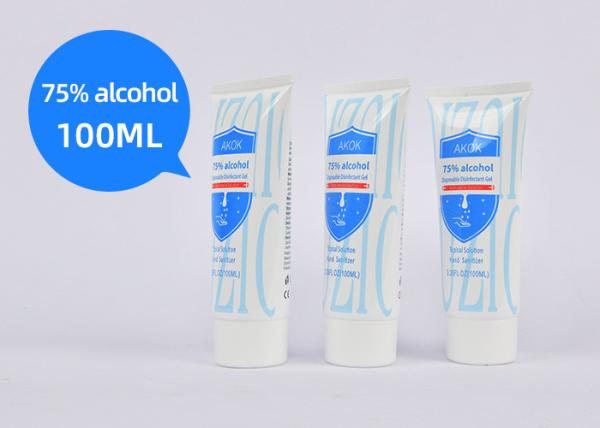 Buy cheap 100 ML 3.38 Unscented 75% Alcohol Hand Sanitizer Travel Size No Wash from wholesalers