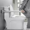 Buy cheap Elderly Care Toilet Foam PU Armrest Handrail Armrest Grab Bar Commode Armrest from wholesalers
