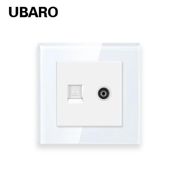 Buy cheap RJ45TV 8V Socket Accessories Connective Dual Cable Socket With Television Telephone from wholesalers