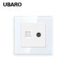Buy cheap RJ45TV 8V Socket Accessories Connective Dual Cable Socket With Television Telephone from wholesalers