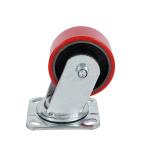 100mm/150mm/200mm Swivel Brake PU Wheels Caster for Heavy Duty Cableway Trolley