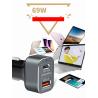 Buy cheap 69W Type C USB Quick Charge 3.0 69W Car Laptop Charger from wholesalers