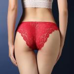 N3004 Factory Wholesale Women Luxury Sheer Lace Low Waist Underwear