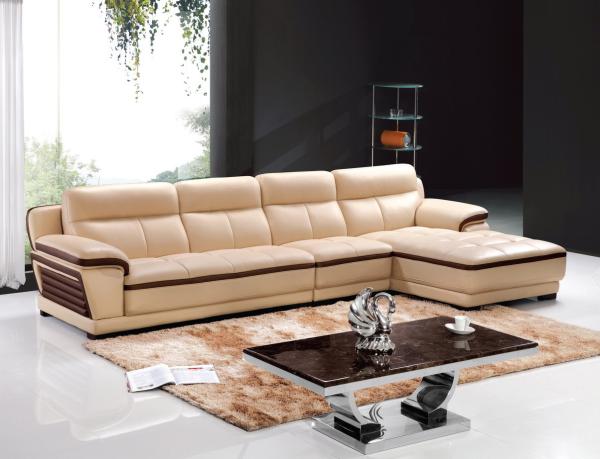 Buy cheap modern genuine leather corner sofa furniture from wholesalers