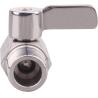 Buy cheap 1/2" Stainless Mini Ball Valve with Female x Male NPT Thread and Stainless Steel Handle from wholesalers