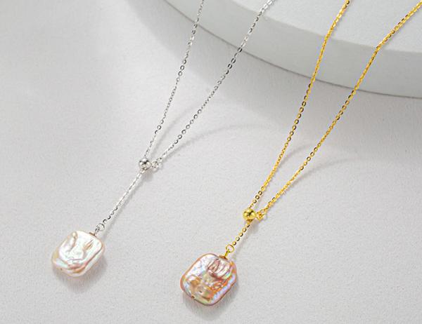 Buy cheap Baroque Pearl Necklace Pink Cultured Baroque Irregular Freshwater Pearl Choker Necklace Natural Baroque Pearl necklace from wholesalers