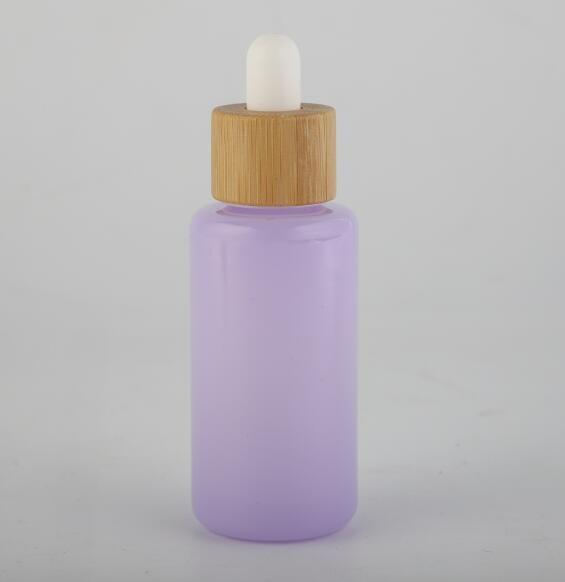 Buy cheap 30ml Glass Dropper Bottles hot sell / Glass With Bamboo Collar Essential Oil Bottles OEM from wholesalers