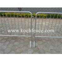 Buy cheap Galvanized Metal Crowd Barriers , Construction Barrier Fence 2200mm-2500mm Width product