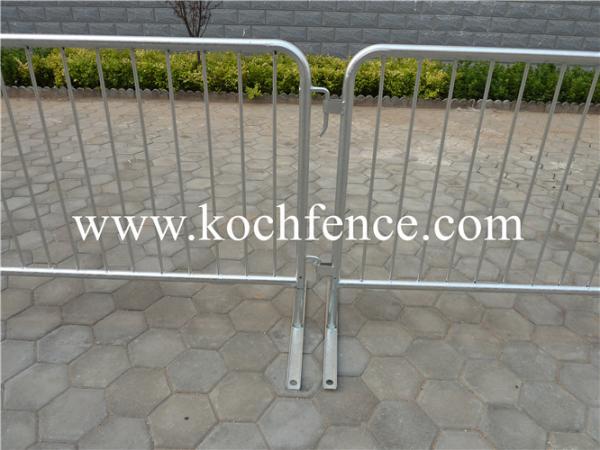 Buy cheap Galvanized Metal Crowd Barriers , Construction Barrier Fence 2200mm-2500mm Width from wholesalers