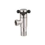 Brushed Color Sanitary Angle Valve 3 8 One Way Outlet 130g