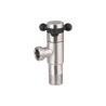 Buy cheap Brushed Color Sanitary Angle Valve 3 8 One Way Outlet 130g from wholesalers