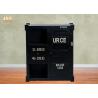 Buy cheap Antique Storage Cabinets Decorative Wooden Cabinet MDF Floor Rack Furniture Black Color from wholesalers