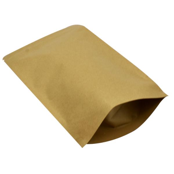 Buy cheap food grade kraft paper dried fruit packaging bag zipper seal bag for food packing from wholesalers