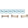 Buy cheap Folding Single Medical Hospital Beds For Adults 180kg Load Capacity ODM from wholesalers