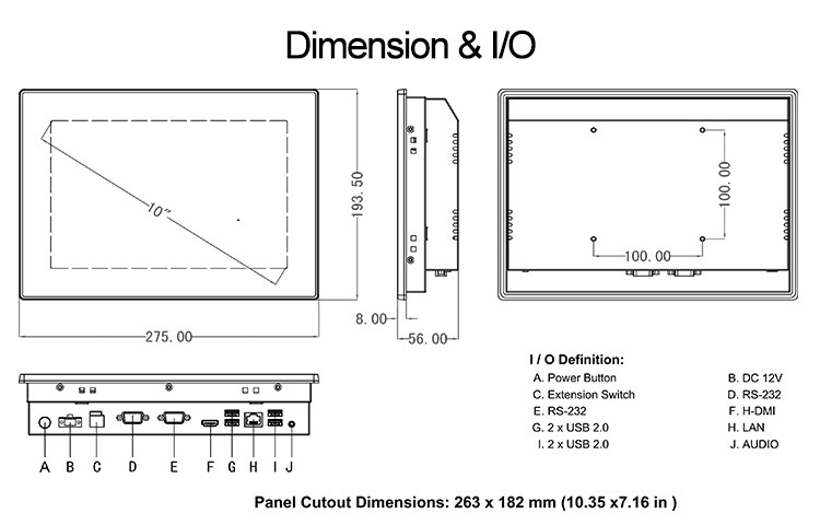 RK3288 Android Touch Panel PC