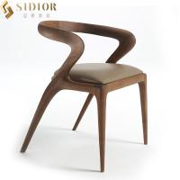 Buy cheap Multi Color Modern Solid Wood Dining Chairs Low Back 75cm Height product
