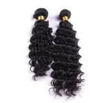 Natural Indian Human Hair Bundles , Virgin Remy Hair Extensions 7A High Grade