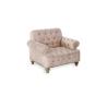 Buy cheap Pink velvet fabric nice design single wedding sofa event rental wooden furniture sofa armrest wing sofa from wholesalers