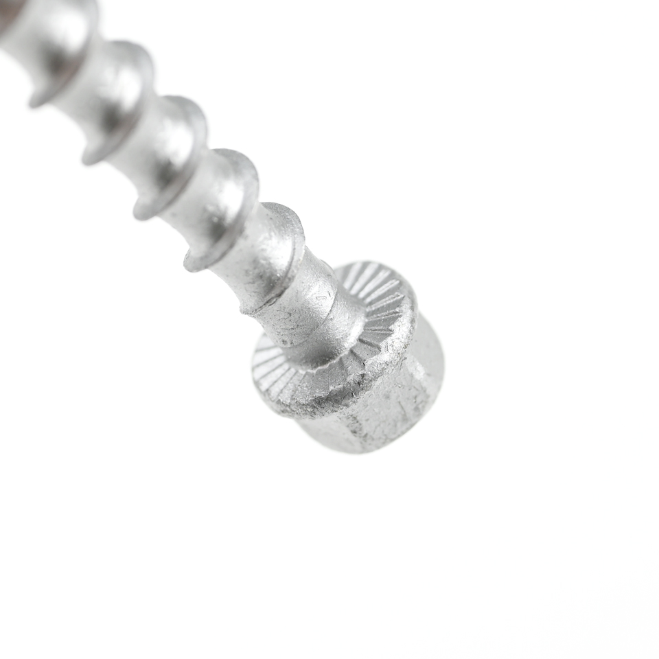 Installation Stainless Steel Hex Washer Head Concrete Screw Anchor 75mm M6 Masonry Screws