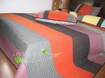 Multi Needle Straight Line Quilting Machine , 2.4 Meters Blanket Sewing Machine