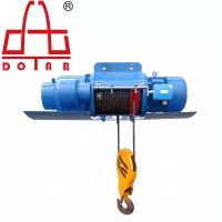 Buy cheap 5 Ton Electric Hoist Wire Rope Crane Double Girder 3Ph 380V for Warehouse product