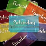 Cash Budget Envelopes For Budgeting Slider Zipper Binder Pouch Loose Leaf Bags