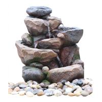 Buy cheap Professional 3 Tier Outside Rock Water Fountains For Garden Ornaments product