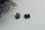 High end zinc alloy light gold nylon teeth zipper 5# zipper slider for bags