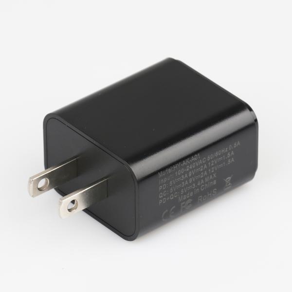 Buy cheap FCC Approve 5V 3A/9V 2A/12V 1.5A USB Lithium Battery Charger , Dual USB Charger from wholesalers