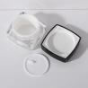 Buy cheap 5g10g 15g Acrylic Base Material Luxury Black White Frosted Square Skin Care Cosmetic Facial Cream Plastic Container Cream Jar from wholesalers
