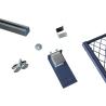Buy cheap Commercial Wire Mesh Partition Panels Full Height Wire Cage Door 230 Lbs Weight from wholesalers