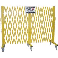 Buy cheap Warehouse Heavy Duty Steel Portable Folding Security Gates With Warning Label product