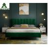 Buy cheap Custom Size Wooden Double Bed Queen Platform King Size Fabric Bed Hotel Bedroom Furniture from wholesalers