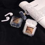 Compatible for Airpods Luxury Perfume Bottle Clear Case Cover Protective