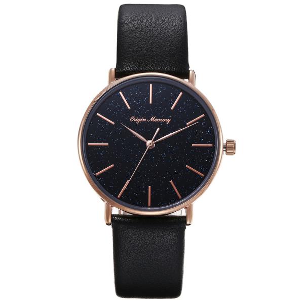 Buy cheap Black 5ATM 36mm Analogue Wrist Watch 5BAR Leather Belt Watches For Ladies from wholesalers