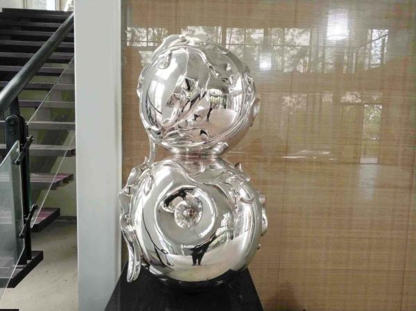 Buy cheap Contemporary Art Stainless Steel Sculpture , Metal Garden Statues Sculptures from wholesalers