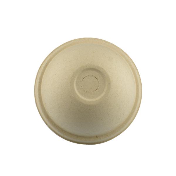 Disposable 80mm Dome Take Away Sugarcane Pulp 100% Biodegradable Paper Cup Lids