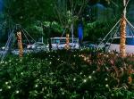 Solar Powered Outdoor Lights 2V 80mA Swaying Solar Garden Firefly Lights Firefly