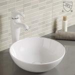 Painted Matt Color New Vanity Bathroom Top Mount Basin Laboratory Round Ceramic