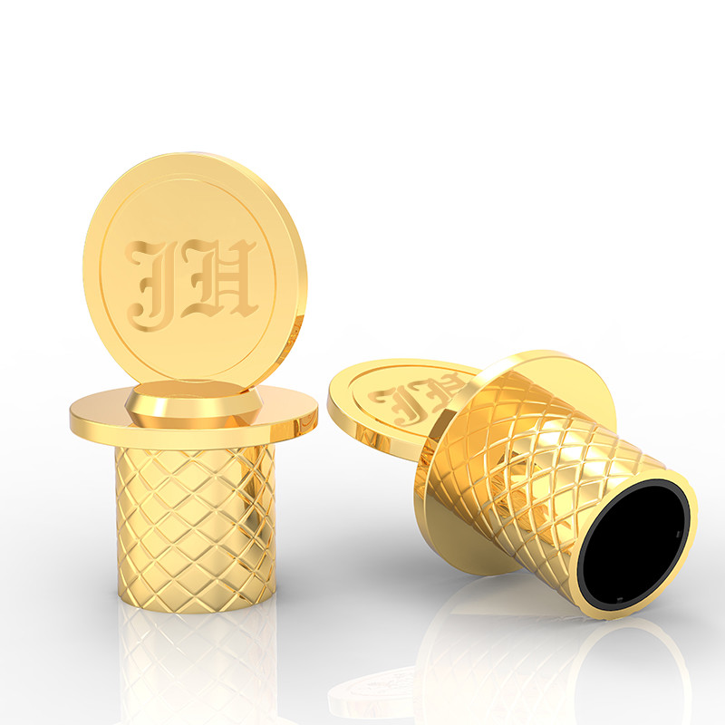 Customized Zamac Perfume Cap Acceptable OEM/ODM Logo 10000pcs 58.5g