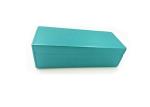 Customized High Grade PU Gift Box Case Green PVC Wooden Pen Box