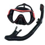High Quality Adult Snorkel Diving Scuba Set With Anti-Fog Coated Glass Purge