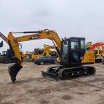 Small Used Excavators 7 Ton Hydrauli Crawler Sany 75 with 0.3 m³ Bucket Capacity