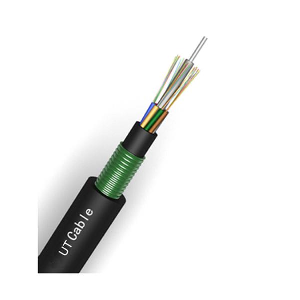 Buy cheap PBT Fiber Optic Armored Cable HDPE Outdoor Underground Cable from wholesalers