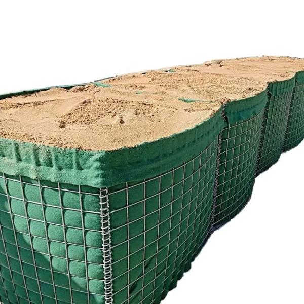 Buy cheap Impregnable Hesco Sand Barrier Galvanized Military Fortification from wholesalers