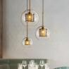 Buy cheap Modern Clear glass globe pendant light For Bar Kitchen Lighting (WH-GP-04) from wholesalers