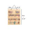Buy cheap Double Layer Hair Clips 40*50cm Felt Wall Organizer from wholesalers