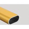 Buy cheap Colorful Flat Oval Aluminum Tubing 6061 Preciously Cutting Deep Process from wholesalers
