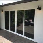 House Double Aluminum Sliding Glass Patio Doors Waterproof